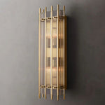 San Marco Ribbed Glass Rectangle Wall Sconce