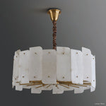 Alabaster Lorry Round Chandelier