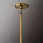 Cielo Ridged Glass Round Chandelier 48"