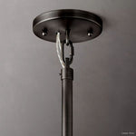 Cielo Ridged Glass Round Chandelier 48"