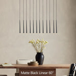 Aquitaine Conical Form Linear Chandelier 60"