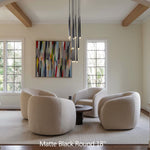 Aquitaine Conical Brass Round Chandelier 18"