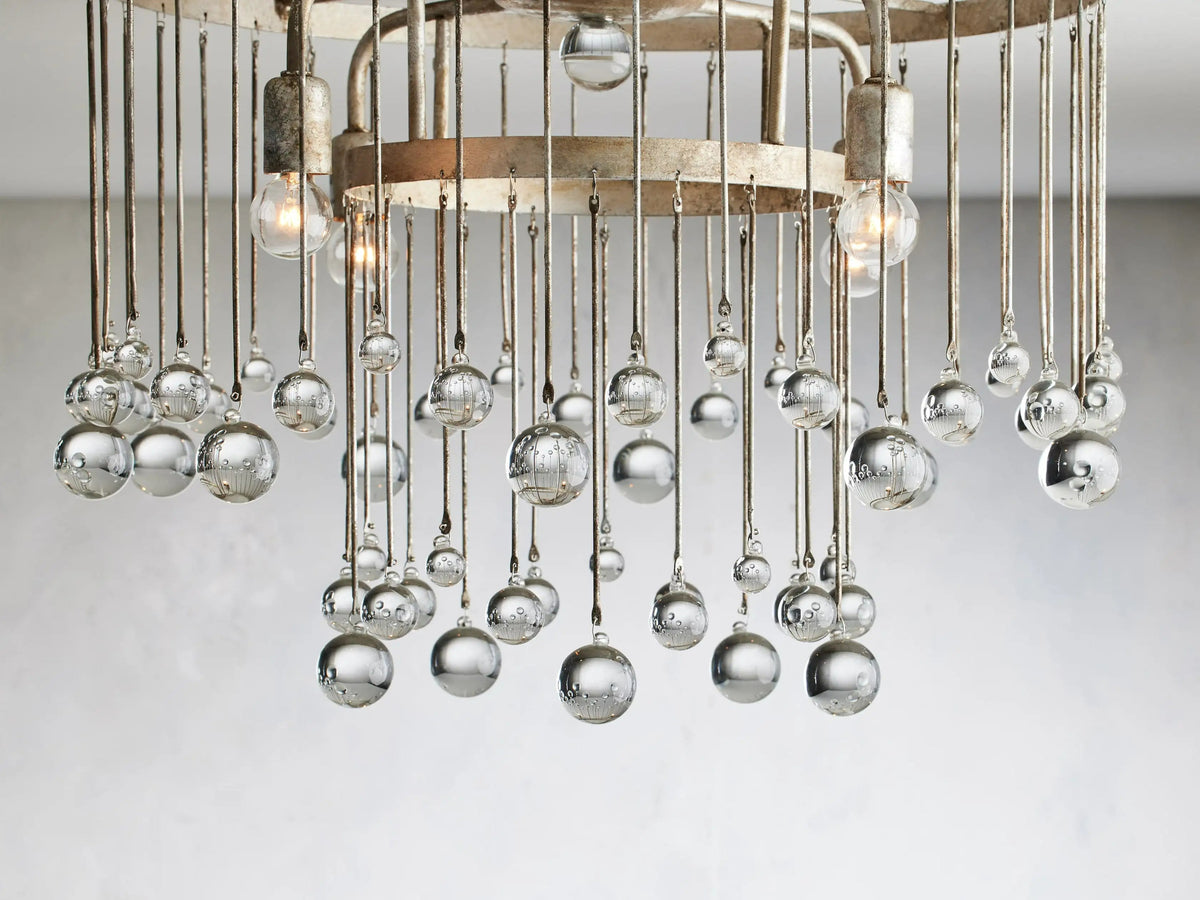 Aubrey Trailing Crystal Flush Mount