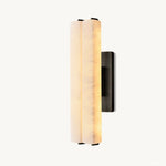 Audubon Vertical Alabaster Double Wall Sconce