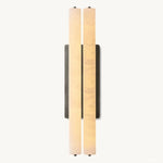 Audubon Vertical Alabaster Double Wall Sconce