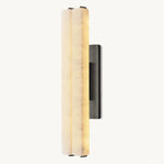 Audubon Vertical Alabaster Double Wall Sconce