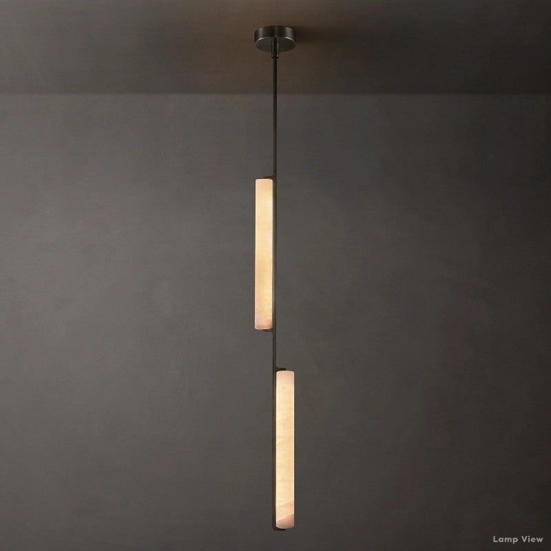 Audubon Vertical Alabaster Pendant Light