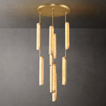 Audubon Alabaster Round Chandelier 24"