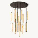 Audubon Alabaster Round Chandelier 40"