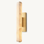 Audubon Vertical Alabaster Single Wall Sconce
