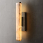 Audubon Vertical Alabaster Single Wall Sconce