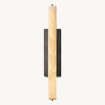 Audubon Vertical Alabaster Single Wall Sconce