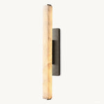 Audubon Vertical Alabaster Single Wall Sconce