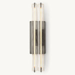 Audubon Vertical Crystal Double Wall Sconce