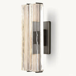 Audubon Vertical Crystal Double Wall Sconce