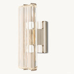Audubon Vertical Crystal Double Wall Sconce