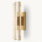 Audubon Vertical Crystal Double Wall Sconce