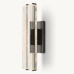 Audubon Vertical Crystal Double Wall Sconce