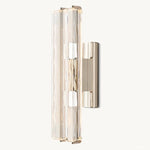 Audubon Vertical Crystal Double Wall Sconce