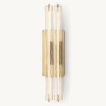 Audubon Vertical Crystal Double Wall Sconce