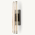 Audubon Vertical Crystal Double Wall Sconce