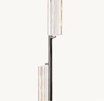 Audubon Vertical Crystal Linear Chandelier 54"