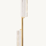 Audubon Vertical Crystal Linear Chandelier 54"