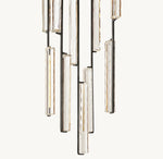 Audubon Vertical Crystal Round Chandelier 24"