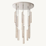 Audubon Vertical Crystal Round Chandelier 40"