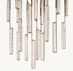 Audubon Vertical Crystal Round Chandelier 56"