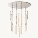 Audubon Vertical Crystal Round Chandelier 56"