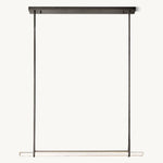 Audubon Crystal Single Bar Linear Chandelier 60"