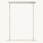Audubon Vertical Crystal Single Bar Linear Chandelier 60"