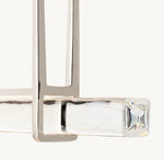 Audubon Vertical Crystal Single Bar Linear Chandelier 60"