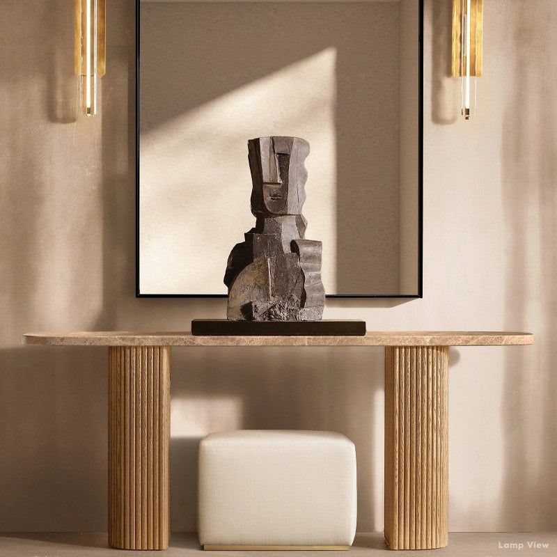 Audubon Vertical Crystal Single Wall Sconce