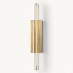Audubon Vertical Crystal Single Wall Sconce