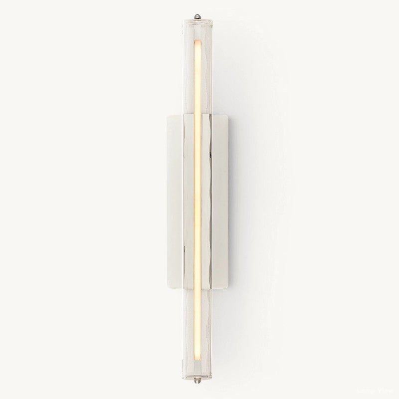 Audubon Vertical Crystal Single Wall Sconce