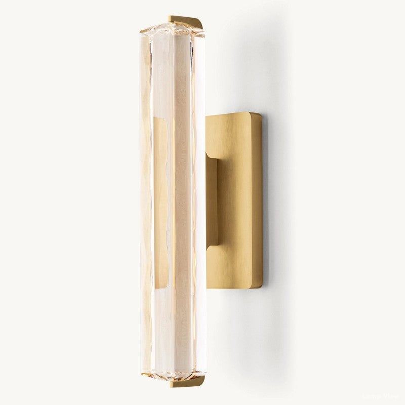 Audubon Vertical Crystal Single Wall Sconce