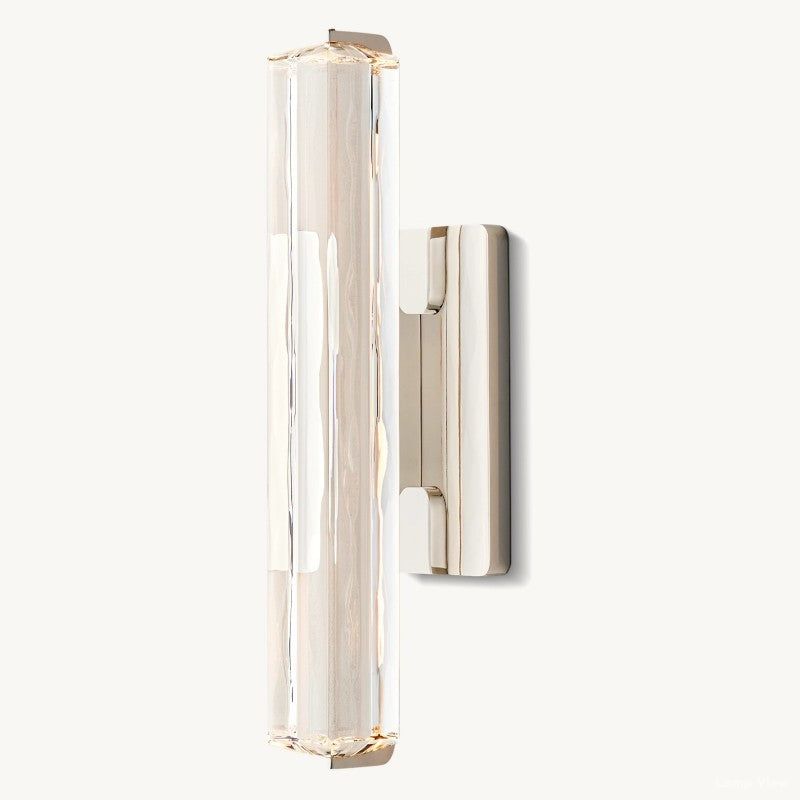 Audubon Vertical Crystal Single Wall Sconce