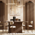 Audubon Vertical Crystal Triple Bar Linear Chandelier