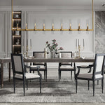 Ravelle Clear Glass Linear Chandelier 73"