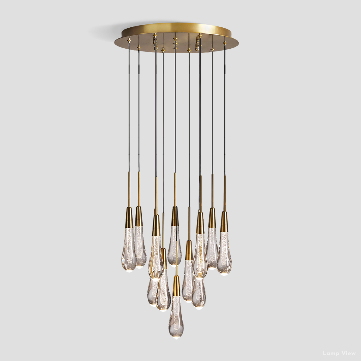 Soltaire Round Chandelier 17'' 24'' 36'' 58''
