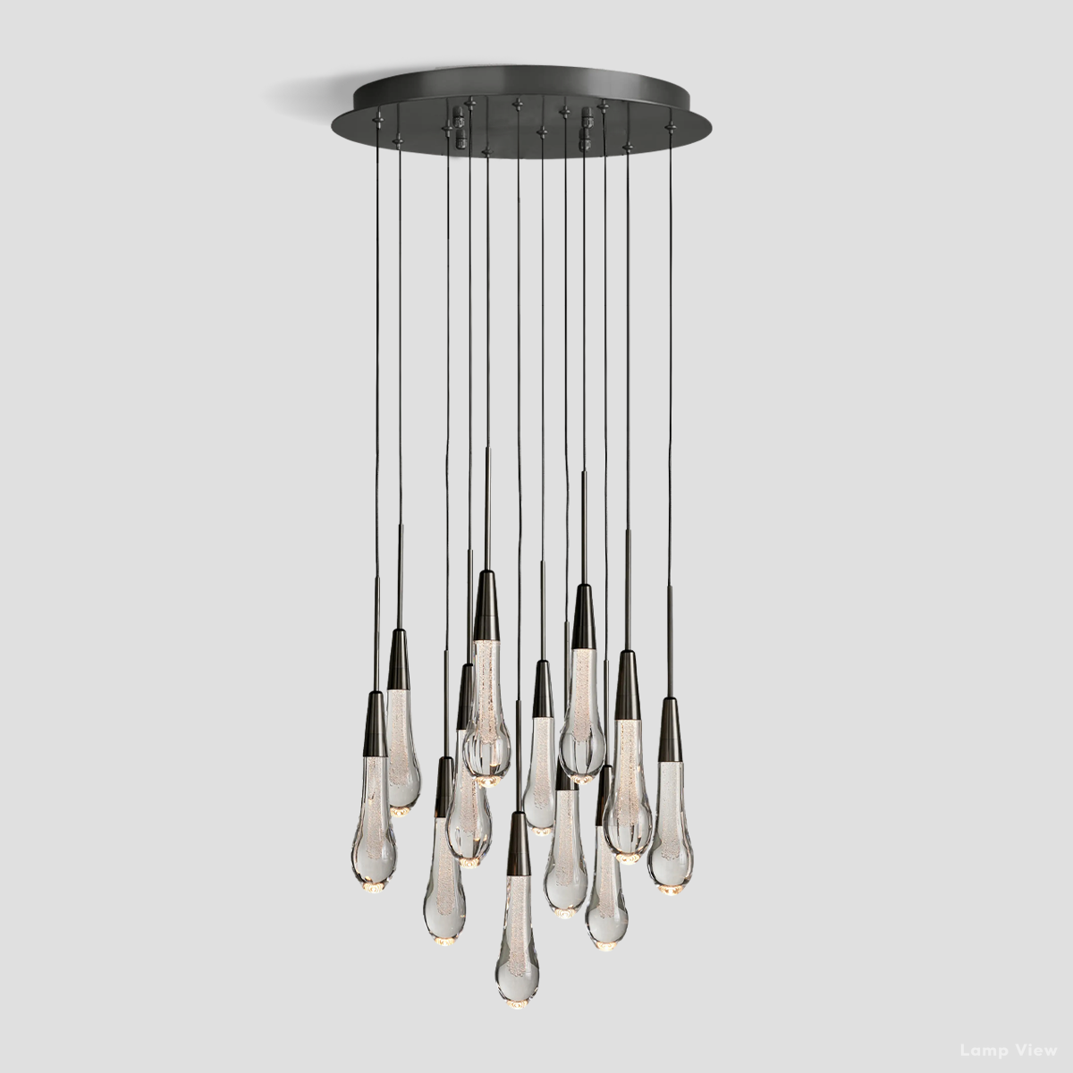 Soltaire Round Chandelier 17'' 24'' 36'' 58''
