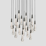 Soltaire Cascading Crystal Round Chandelier
