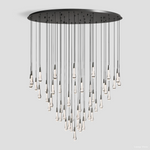 Soltaire Cascading Crystal Round Chandelier