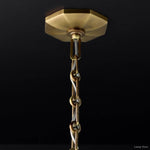 Mirello Prismed Crystal Round Chandelier 24"