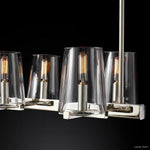 Pauillac Classic Glass Linear Chandelier 49"