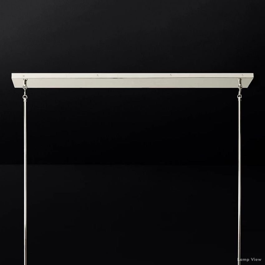 Pauillac Classic Glass Linear Chandelier 60"