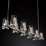 Pauillac Classic Glass Linear Chandelier 49"