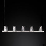 Pauillac Classic Glass Linear Chandelier 49"